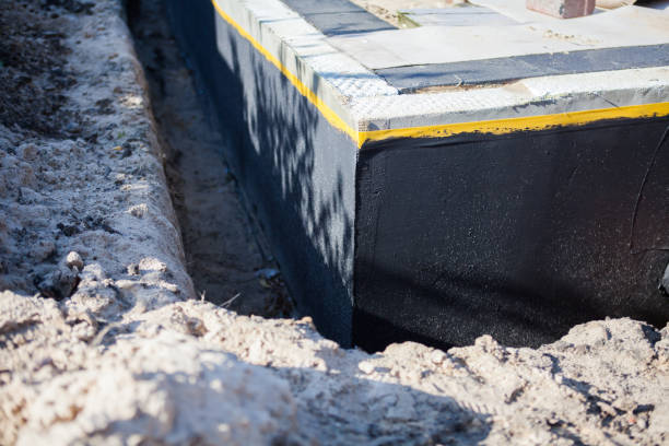 Professional Waterproofing technician working in West New York, NJ